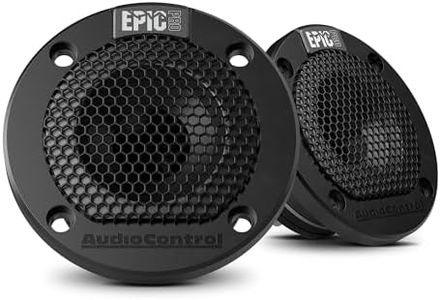 AudioControl EPICPRO3NT Epic PRO 3” Neodymium Tweeters Car Audio Speakers Set (Pair), 180W Max, 4 Ohms, Crossover & Protective Grilles Included, Pro Audio High SPL