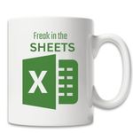 MissDaisy-Freak In The Sheets Mug, Funny Spreadsheet Mug Great Gifts For Coworkers, Accounting, Boss, Friend Gifts Christmas, Birthday, New Year Day, Shortcut Mug