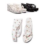 2024 New Women'S Beach Sandals,Womens Flip Flop,Foam Platform Flip Flop Sandal,Wedge Platform Sandals (White, Adult, Women, 11, Numeric, US Footwear Size System, Medium)