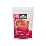 NATURE YARD Rose Tea (A grade Fresh Crop) Sun dried Rose petals edible -50gm- 100% Natural For Glowing Skin & Hair/Rich in vitamin- C/Reflief stress