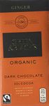 Green & Black's Organic Ginger Dark Chocolate Bar, With Fiery Ginger, 60% Cocoa, 90g