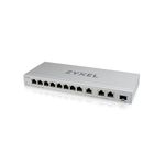 Zyxel 12 Port Web Managed Multi Gigabit Ethernet Switch|3 Port 10G/2.5G and 1 Port 10G SFP+|Plug and Play|Metal Shielded Port|Desktop/Wall Mount|Support QoS,Vlan,IGMP,Link Aggregation (XGS1250-12)