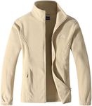 GIMECEN Women's Lightweight Full Zip Soft Polar Fleece Jacket Outdoor Recreation Coat With Zipper Pockets