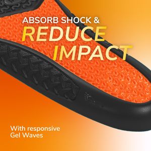 Scholl GelActiv Work Insoles for Men, Size 7-12 – Cushioned Support