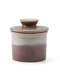 XELA Porcelain Butter Keeper Crock, French Butter Crock for Counter, Butter Keeper with Water Line for Fresh Spreadable Butter - Ziying