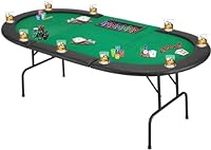 ECOTOUGE Poker Table with Stainless