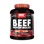 NXT Nutrition Beef Protein Isolate Powder - Protein Powder High in Natural Amino Acids - Paleo, Keto Friendly - Dairy and Gluten Free | 1.8kg (Strawberry Lime Crush)