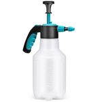 Itisll Manual Garden Sprayer Hand Lawn Pressure Pump Sprayer Safety Valve Adjustable Nozzle 0.5 Gal