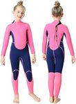 REALON Wetsuit Kids Boys Girls Toddler Youth, Full Child Wet Suit Neoprene Thermal Swimsuits 2.5mm and 3mm Back Zipper Long Sleeve for Swimming Diving Surfing Water Sprot