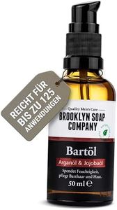 BROOKLYN SOAP COMPANY® · Huile pour barbe (50 ml) pour le soin quotidien de la barbe de 3 jours ou de la barbe entière