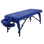 Master Massage Montclair Wider Luxury Portable Massage Lash Beauty Salon Spa Table Tatto Bed Physical Therapy Couch, Imperial Blue, Standard