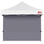 MasterCanopy Instant Gazebo Sidewall Panels Sunwall for 3x3M Pop Up Gazebo Tent,1 Pack (3x3M,Gray)