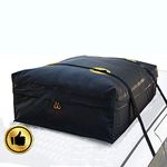 Cargo Bag, AUPERTO Roof Bags 425 Liters Storage Capacity Waterproof for Cars, Vans or SUVs 95x95x46cm (black) (15 Cubic Feet)