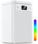Dehumidifiers for Home, Dehumidifier for Bedroom with 2.2L/77oz Water Tank Smart Defrost Auto-Off, Quiet Small Dehumidifier for Bathroom Touch Control Dehumidifiers for Drying Clothes RV (Milky White)