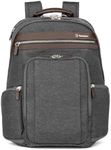 Travelpro Platinum Elite Business Laptop Travel Backpack, Fits up to 16 Inch Laptop, Water Resistant, Men and Women, Vintage Grey