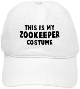 CafePress Zookeeper Costume Cap Unique Adjustable Baseball Hat White