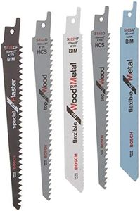 Bosch Home and Garden Keo Replacement Blades (Pack of 5, in Carton Packaging), Blue, White, Brown, Silver