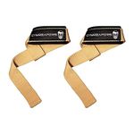 Gymreapers Lifting Wrist Straps for Weightlifting, Bodybuilding, Powerlifting, Strength Training, & Deadlifts - Padded Neoprene with 18" Cotton