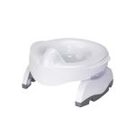 Potette Max 3-in-1 Travel Potty | Award-Winning Compact, Foldable Potty and Toilet Training Seat | includes x3 Disposable Liners, A Reusable Liner & Carry Bag | White