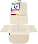 LIONSTRONG® Car Seat Protector for Child Seat [ISOFIX compatible]- Seat Cover for Infant Seat waterproof - Carseat Seat Protectors Baby - Car Seat Mat Dirt resistant - cream