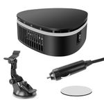 Portable Car Heater, 12V Car Heater Defroster with Heating and Cooling Function Car Windscreen Demister Plug in Cigarette Lighter 360 °Rotatable Fast Car Heater Defroster for All Car for Winter