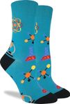 Good Luck Sock Women's Science Socks, Adult, Shoe Size 5-9