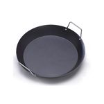 IMUSA USA Paella Pan with Metal Handle, 15-Inch, Black