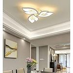 Ceiling Lights LED Bedroom Living Room Dimmable with Remote Control Light Modern Flower Design Ceiling Lamp Flush Mount Chandelier Lighting for Dining Room Kitchen Island Bathroom Indoor Wall Decor