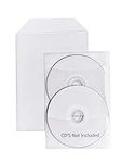  50 Clear CPP Plastic DVD Sleeves w