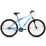 Firefox Bikes Bad Attitude 9-29T, Single Speed MTB Mountain Cycle I Frame Size-18 inch I First Free Service Available | Blue | Ideal for Unisex - 98% Assembled Cycle