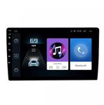 RidersCart 9 Inch(22cm) Car Android 10 Double Din Player 2GB/32GB Capacitive Touch Screen Quad Core Proceessor 1080P HD Screen, Latest Android Version 10 BT 5.0, Wi-Fi, GPS, USB 2.0