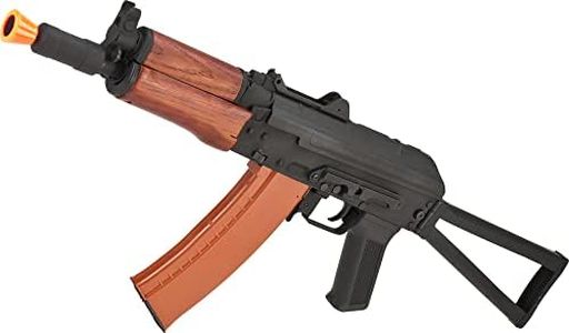 Evike Airsoft - Matrix/CYMA Sport AKS74U AEG Airsoft Rifle w/Real Wood Furniture (Package: Gun Only)