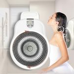 Electric Shower Brush for Body, Wall-Mounted Back Scrubber for Shower
