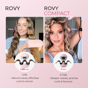 TYMO ROVY 25mm Hair Waver – Pink Styling Tool