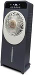 Swan Nordic SAC16800GRY 2-in-1 Evaporative Air Cooler with 24 Fan Settings, 3 Airflow Modes, Advanced Cooling System and 24 Hour Automatic Timer, 5L, 28W, Slate Grey