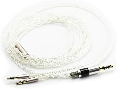 Ablet Câble HiFi avec mâle équilibré 4,4 mm pour casque Beyerdynamic T1 2ème génération, T5p deuxième génération et Sony WM1A, NW-WM1Z, PHA-2A Câble audio plaqué argent