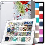 DuraSafe Cases for iPad 7.9 Inch Mini 3 2 1 Generation [iPad Mini 3rd 2nd 1st ] A1599 A1489 A1432 MGNV2HN/A MGYE2HN/A MGNR2HN/A PrintediPad Cover Translucent Frosted Hard Back - Birds & Flowers