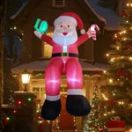 DAHAKII 10ft Giant Seated Santa Cla