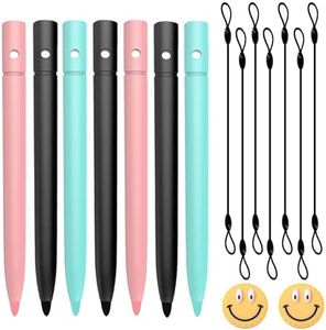 DOFFICE 4.5 Inch LCD Writing Tablet Pens for Doodle Board, Drawing Pad, LCD Writing Board (7 Pack Pens + 7 Pack Elastic Strings)