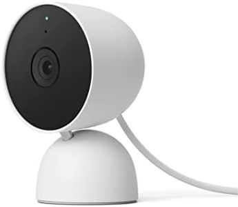 Google indoor Nest Security Cam 1080p (Wired) - 2nd Generation - Snow