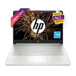 HP Laptop 14, Intel® Core i3-1215U, 14-inch(35.6 cm), FHD,8GB DDR4,512GB SSD,MSO,Dual Speakers,Win 11,Silver, 1.46 kg,14s-dq5138TU