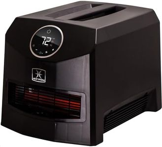 Heat Storm Mojave Indoor Ultra Lightweight Portable Infrared Space Heater - 1500 Watts - Built in Thermostat & Overheat Sensor - Remote Control