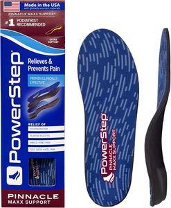Powerstep Pinnacle Maxx Orthotic Insoles – Arch Support Shoe Inserts