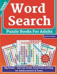 4000 word search puzzle books for adults (200 Themed Puzzles): Big Puzzle - Anti eye strain, keep brain working for Adults,Seniors & Teens (wordsearch books for adults)