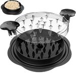 GLOWICK Chicken Breast Shredder Tool Twist with Clear Cover | Meat Grinder Slicer Grater (1Pcs)