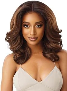 Outre LACEFRONT PERFECT HAIR LINE Glamorous Wavy Fully Hand-Tied 13”x 6” Frontal HD Baby Hair Transparent Lace Easy-to-Style Heat Friendly - JULIANNE (1)