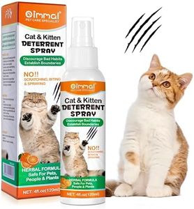 NP- Cat Pee Deterrent Spray 120ml – Cat Repellent for Furniture, Anti Scratch No Chew Citrus Spray, Stops Urine Marking, Plant-Based Indoor & Outdoor Pet Training Solution