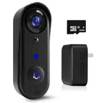 Doorbell Camera Wireless with Chime,32GB SD Card,No Monthly Fees, WiFi Video Doorbell Camera,1080P HD, 2-Way Audio, Motion Detection, IP65 Waterproof,2.4G WIFI, Pre-installed