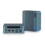 BOSGAME P2 MIini PC Intel i7 12700H(14C/20T, up to 4.7GHz) 32GB DDR4 512GB NVME SSD,Dual LAN Mini Computer, with 4K Triple Display, WiFi 6E, Bluetooth 5.2
