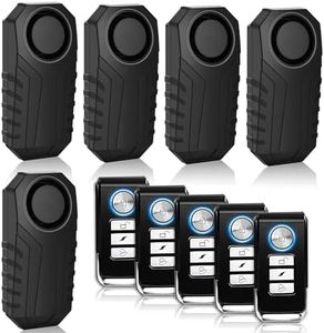 Bicycle Alarm System Anti Theft,USUPERINK Bike Alarms for Ebikes,113dB Bike Alarm,IP65 Waterproof,7 Levels of Sensitivity Adjustment,Suitable for Bicycles,Motorcycles,Electric Scooters,Ebike,5PK